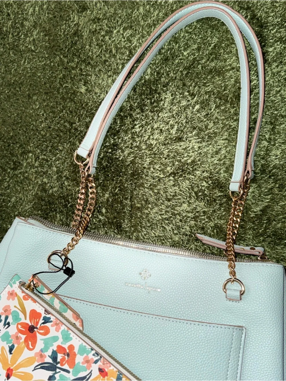 Nanette Lepore Tote Bag with Floral Pouch